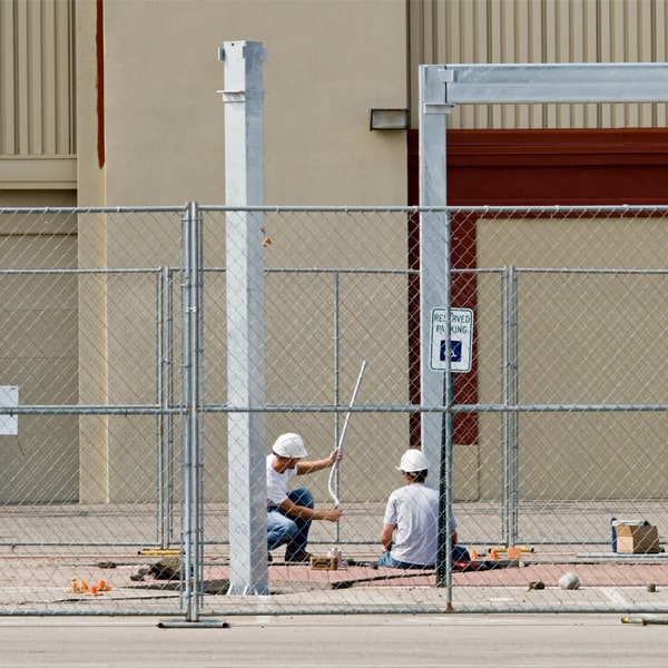 how much time can i rent the temporary fence for my building site or event in Dover